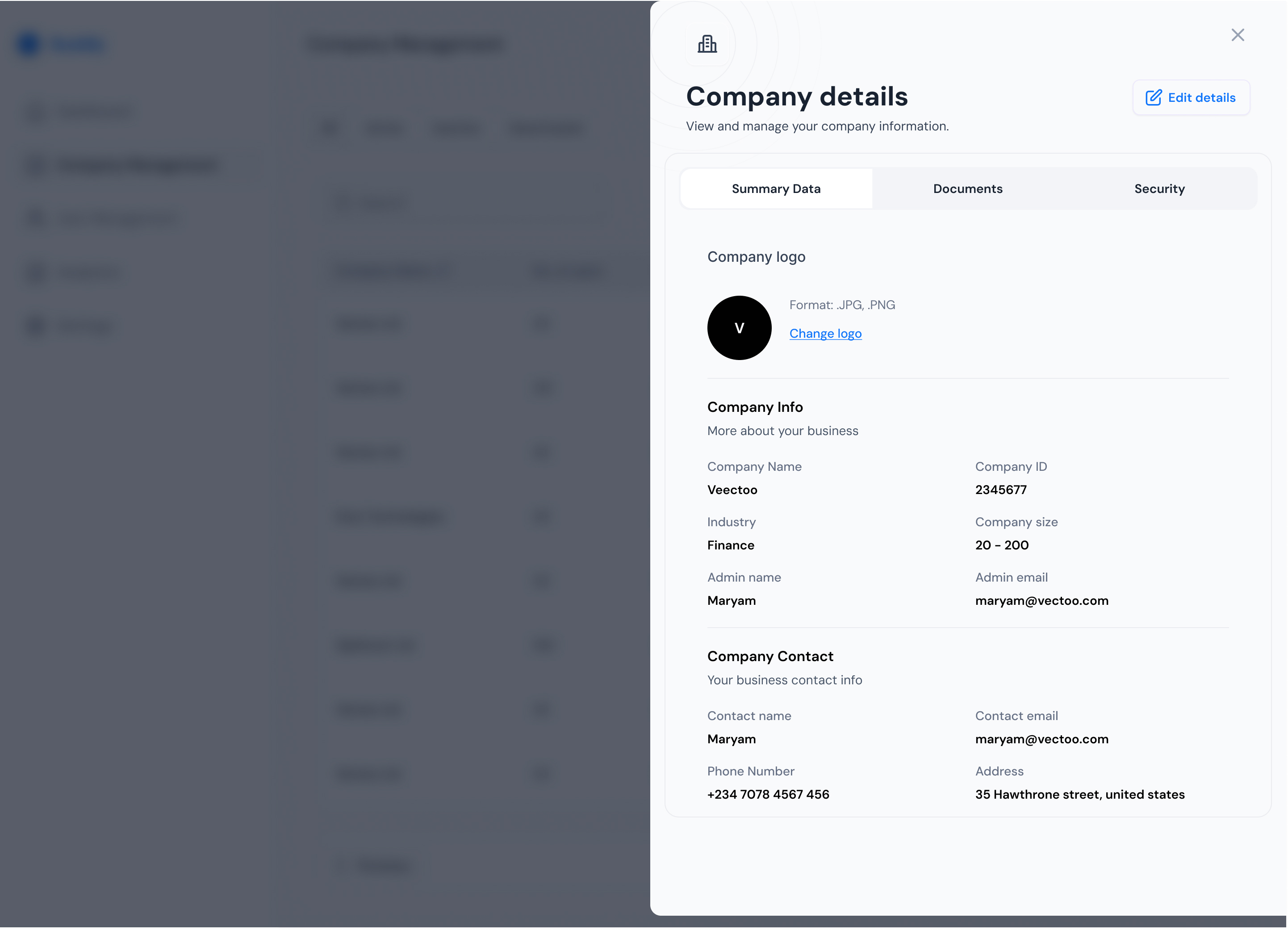 Company Management